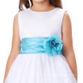 Grace Karin sin mangas de flores decoradas flor princesa niña vestido de 2 ~ 12 años CL008936-6